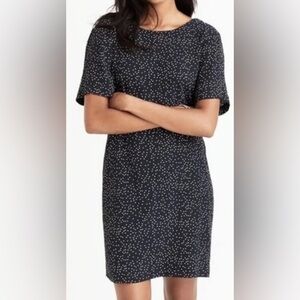 Madewell Black and White Polka Dot Dress
